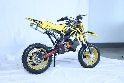 Nuevo 2 Tiempos Niños Gas Motocicleta 49cc Off-Road Mini Moto Scooter Foto 1 de 4