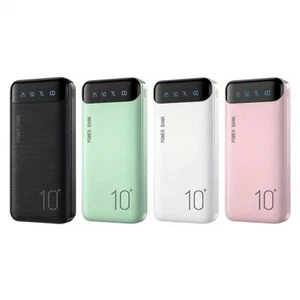 Large Capacity 10000mAh Portable Power Bank, 5V 2.1A Portable USB Charger - Picture 1 of 6