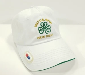 2017 U.S. Open Erin Hills Baseball Cap Men's Adjustable Strapback White USGA - Picture 1 of 8
