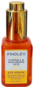 Neu Findley Vitamin C & Hyaluronsäure All-in-One Augenserum 1 flüssige Unze/30 ml - Bild 1 von 2