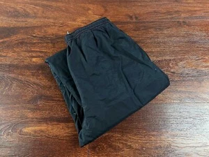 NIKE Stretch Waist Mid Rise Black Activewear Track Pants Girl's Size Medium - Picture 1 of 10