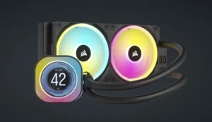 Corsair iCUE LINK H100i LCD AIO, 240mm Radiator, Liquid CPU Cooler 2024 - Picture 1 of 1