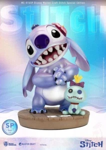 DISNEY STATUE STITCH & SCRUMP 34 cm SPECIAL EDITION MASTER CRAFT BEAST KINGDOM - Picture 1 of 4