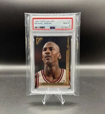 Michael Jordan 1995-96 Topps Gallery - The Masters (PSA10) SUPER RARE (POP41) - Image 1 of 2