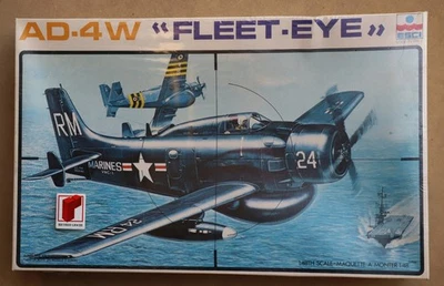 ESCI US NAVY AD-4W "FEET-EYE", 1:48, kit 4046, anno 1979 - Immagine 1 di 2