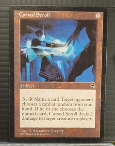 Mtg CURSED SCROLL LP Tempest -Argo- - Picture 1 of 4