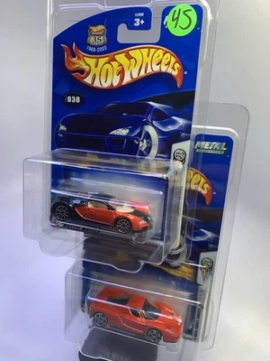 2003 Hot Wheels~Red~'Enzo Ferrari 24/42 & Bugati Veyron 18/42~First Editions~MOC - Image 1 of 4