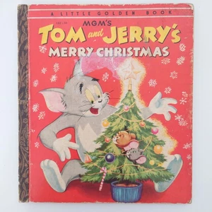 Tom & Jerry’s Merry Christmas 1950s Golden Press Sydney | Rare AU Edition - Bild 1 von 9