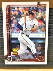 2025 Topps Series One, Cup Card #180 Colt Keith Detroit Tigers, Mint Condition - Picture 1 of 10