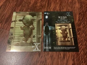 THE X-FILES SEASON 1 TRADING CARDS CHROMIUM X2 OF 4 CARD 1995 TOPPS - Picture 1 of 1