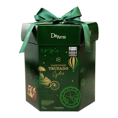 Cacau Show Panettone Dreams Trufado com Gotas ao Leite 750g - Image 1 of 2