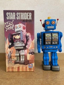 Vintage Horikawa Toys Star Strider Blechroboter mit Box Blechspielzeug sehr selten - Bild 1 von 8