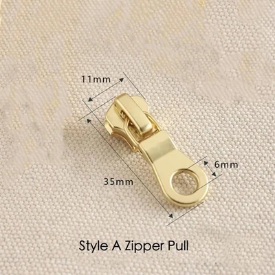 No5 Zipper Tape Brass Teeth One Way Zipper Bag Handbag Hand DIY Accessories - Image 1 of 4