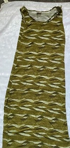 LADIES GREEN PATTERENED DRESS SIZE 14 - Picture 1 of 7