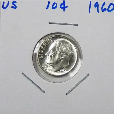 1960 Silver Roosevelt Dime Choice/Gem Uncirculated   - Image 1 of 2