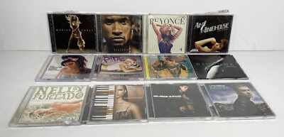 Lot of 12 Pop R&B CDs Usher, Alicia Keys, Mariah Carey, Pink, Mary J Blige… - Imagem 1 de 4