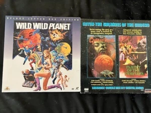 Italian Sci-Fi: WILD WILD PLANET and PLANET OF THE VAMPIRES on LaserDisc - Picture 1 of 5