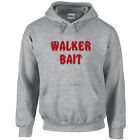 039 Walker Bait Hoodie Walking Funny Zombie Dead Costume Rick Dixon Show New