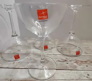 Bormioli Rocco ~ 8oz Novecento Martini Glasses ~ Set of 4 ~ New In Box - Picture 1 of 8