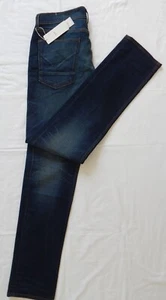Neu mit Etikett HUDSON BYRON STRAIGHT Herrenjeans DUNKELBLAU VERWASCHEN NM255ZZDC Größe 34 x 34 - Bild 1 von 5
