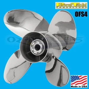 15 1/4 x 17 Honda 115-225HP Power Tech Stainless Propeller OFS4 Blade Prop - Picture 1 of 1