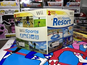 Wii Sports Wii Sports Resort Combo 2 in 1 Nintendo ( Sleeve Only) - Picture 1 of 2
