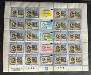 NIUAFO'OU 1983 STAMP ON STAMP PROGRESSIVE PROOF STAMPS ON STAMPS -S18369-2 - Picture 1 of 1
