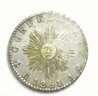 ARGENTINA ~ 1851 ~ SILVER CORDOBA ~ ABOUT UNCIRCULATED
