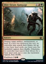 DIRE-STRAIN RAMPAGE INNISTRAD MIDNIGHT HUNT PRE-SALE MTG ~NOSTALGIC TREASURES~