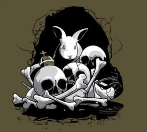 Camicia uomo Python Santo Graal Killer Coniglio Caerbannog Bestia Satira parodia teefury - Foto 1 di 1