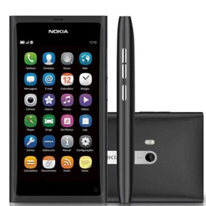 Nokia serie N N N9-00 - 16 GB - pantalla táctil negra 3G wifi (desbloqueado) teléfono inteligente - Imagen 1 de 7