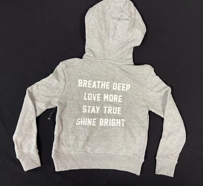 Sudadera con Capucha Gris Spiritual Gangster Niñas Gráfico Inspirador Talla 6 Foto 1 de 4
