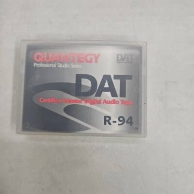 NEW Sealed Quantegy R-94 94 Minute DAT Digital Audio Tape - Image 1 of 2