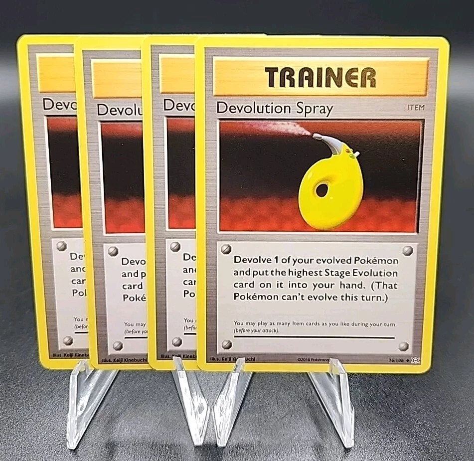 X4 Devolution Spray 76/108 Uncommon Pokemon TCG XY Evolutions Trainer Playset - Image 1 of 1