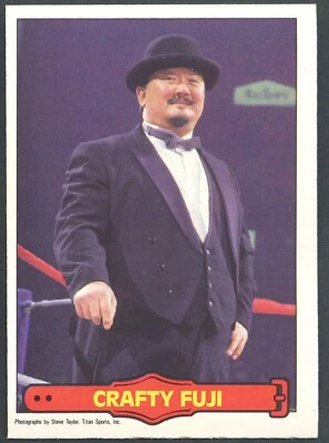 1985 O-Pee-Chee Series 2 WWF Crafty Fuji #31 Near Mint Card OPC Wrestling WWE - Image 1 of 2
