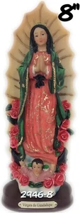 Nuestra Señora de Guadalupe / Virgen de Guadalupe Espiritualidad Cristianismo 8" Pulgadas - Imagen 1 de 2