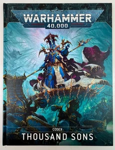 Warhammer 40K Codex Thousand Sons 2020 copertina rigida Games Workshop 9a edizione - Foto 1 di 12