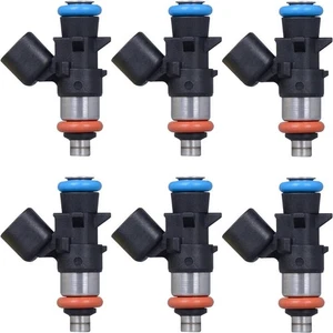 1Set of 6 Fuel Injectors For Chrysler Dodge Ram Jeep 3.6L 5184085AC 0280158233 - Picture 1 of 12