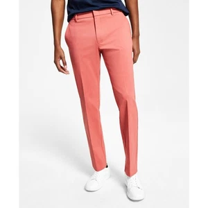 Tommy Hilfiger Pants Mens 32x30 Red TH Flex Stretch Super Waistband NWT - Picture 1 of 8