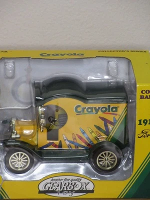 1998 Gearbox Toys Crayola 1912 Ford Limited Edition # 1 In Series Coin Bank  B78 - Image 1 of 4