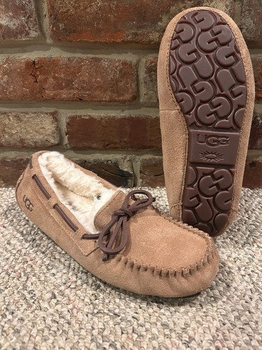 UGG Dakota mocassino ciabatte slip on #1107949 marrone castagno donna taglia 6