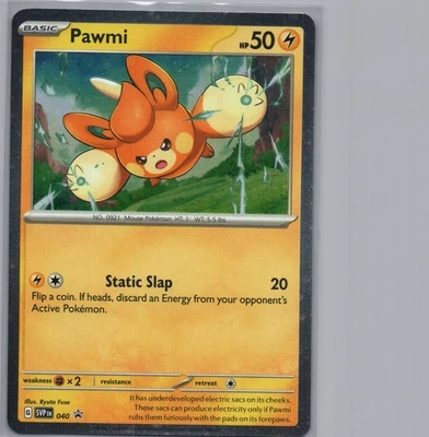 Pawmi | 040 Promo Cosmos Holo | SV: Scarlet & Violet Promo Cards | NM - Image 1 of 2