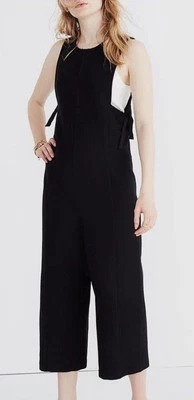 Mono MADEWELL Mujer Textura Hilo Corbata Lateral Talla L Marfil Brillante Recortado Foto 1 de 4