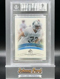 2003 SP Authentic Casey Moore Rookie #0762/1200 BGS 9 Panthers #175 - Picture 1 of 2