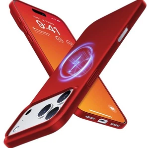 TORRAS Magnetic Slim Fit for iPhone 17 Pro Case 6.3 inch Ultra-Thin RED - Picture 1 of 10