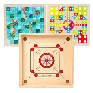 Carrom Board Game with Coins and Strikers12*12In Wooden FUN Family Friends - Picture 1 of 9