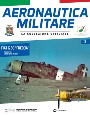 Aeronautica Militare modellino n° 13 Fiat G.50 "Freccia" - 20° Gruppo - Corpo Ae - Immagine 1 di 2