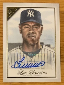 2019 Topps Gallery LUIS SEVERINO Auto. Karte #123 - Bild 1 von 2