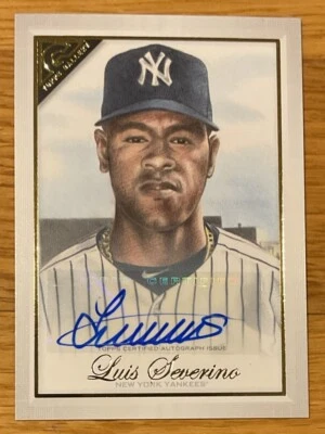 2019 Topps Gallery LUIS SEVERINO auto. Card #123 - Image 1 of 2