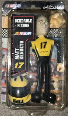 Matt Kenseth #17-NASCAR Bendable Figurine w/DeWalt Helmet (Booble Dobbles, 2000) Cover